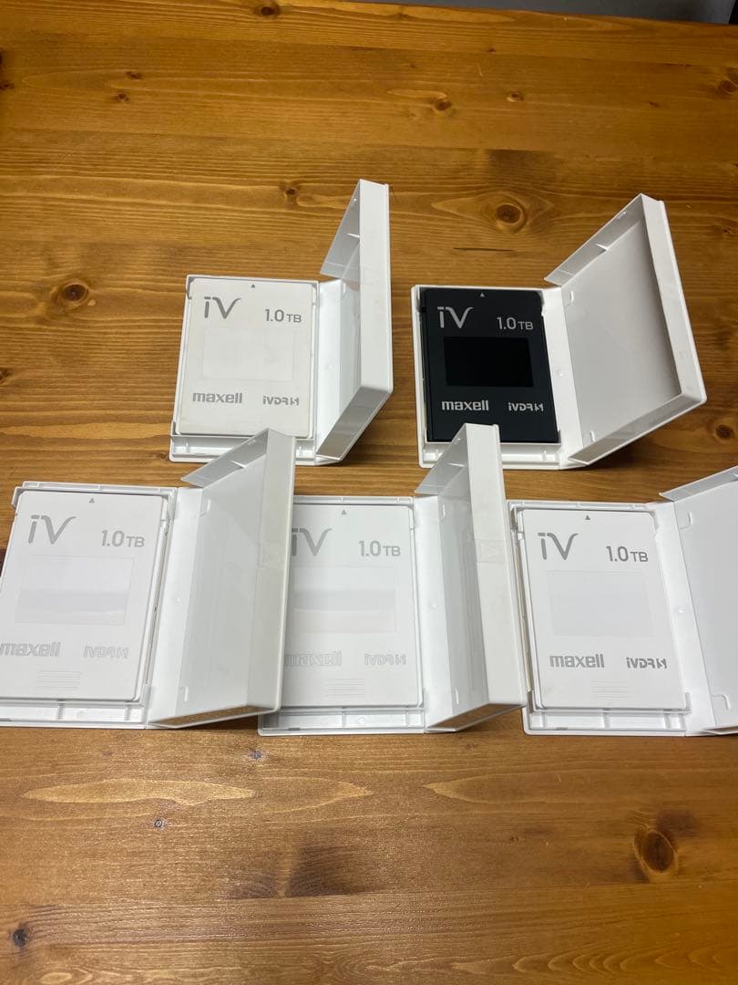 maxell iV 1.0TB カセットハードディスク5個セット