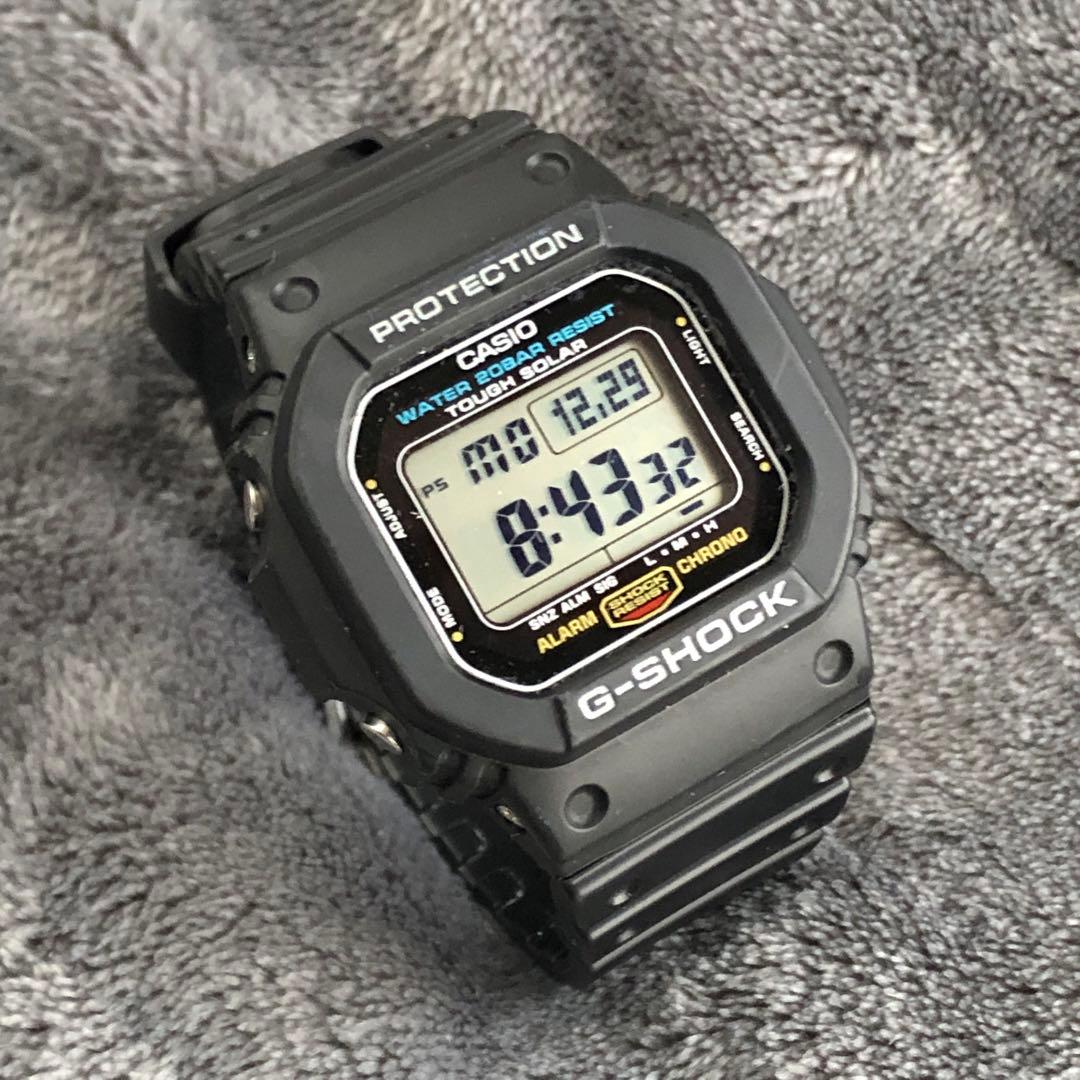 タフソーラー & 20気圧防水［美品］G-5600UE G-SHOCK G-SHOCK Gショック G-5600UE-1JF メンズ 腕時計 ソーラー タフソーラー