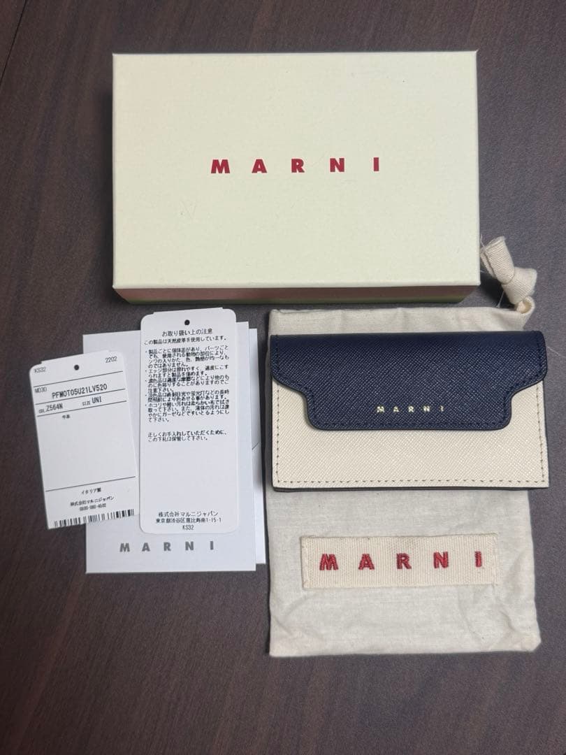 【美品】MARNI 名刺入れ　箱付き 楽天市場】マルニ カードケース 名刺入れ スリム レディース ブランド