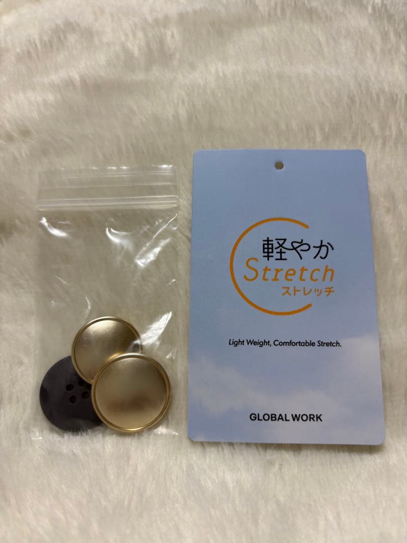 グローバルワーク 軽やかストレッチ襟2WAYミドルコート グレーミニ