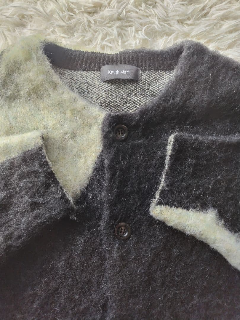 完売品✨クヌースマーフ Knuth Marf ミックスモヘヤ カーディガン
