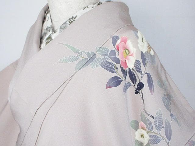 着用少ない！友禅＊カメリア＊優美＊絵羽＊訪問着＊トールサイズ＊１６９ｃｍ＊裄６７