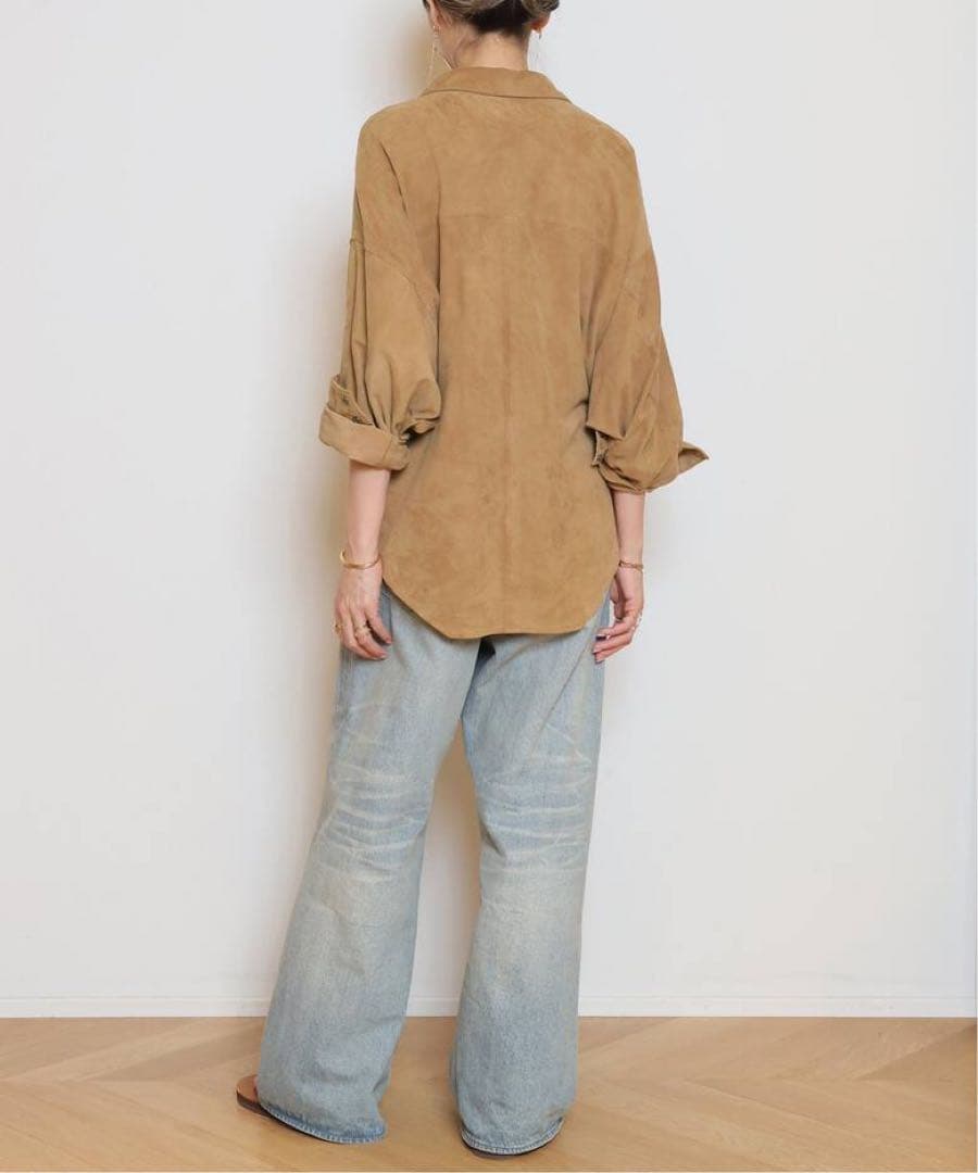 虎＆龍さん専用】MUSE de Deuxieme Classe スエードシャツ - メルカリ