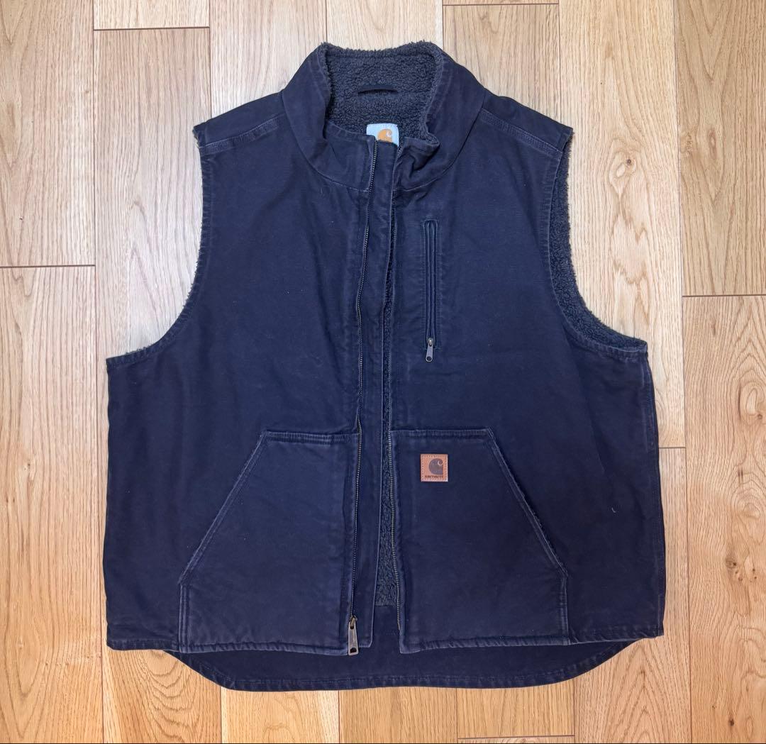トップス Duck SHERPA-LINED VEST by Carhartt 104277I26-1-1_1024x1024.jpg?v=