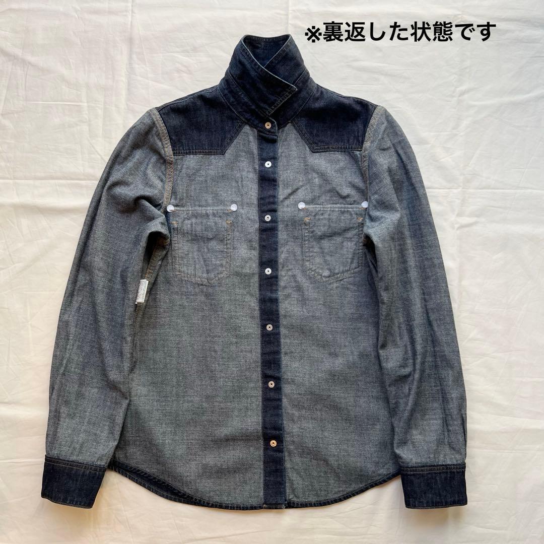 2度着用】allureville アルアバイル デニム シャツ M ダンガリー