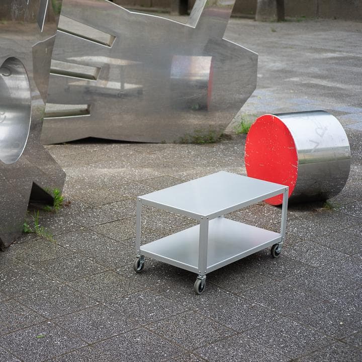 廃盤 無印良品 MUJI アルミ ローテーブル ワゴン 鈴木敏彦 - メルカリ