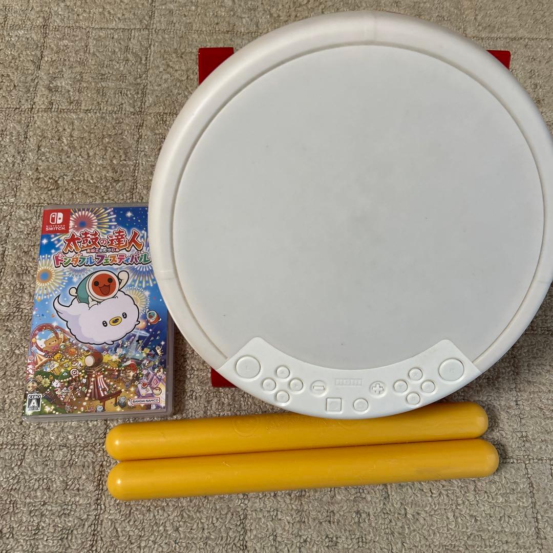 Switch 太鼓の達人 ドンダフルフェスティバル　ソフト＋太鼓とバチ、説明書付 Amazon.co.jp: 太鼓の達人 ドンダフルフェスティバル -Switch : ゲーム