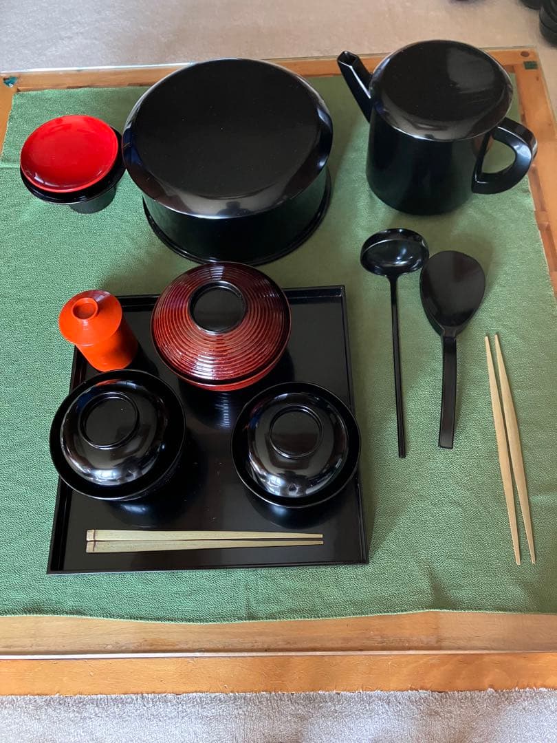 茶道具 茶懐石一式 輪島塗 茶平一斎 懐石揃 （膳6客揃）茶懐石道具 共