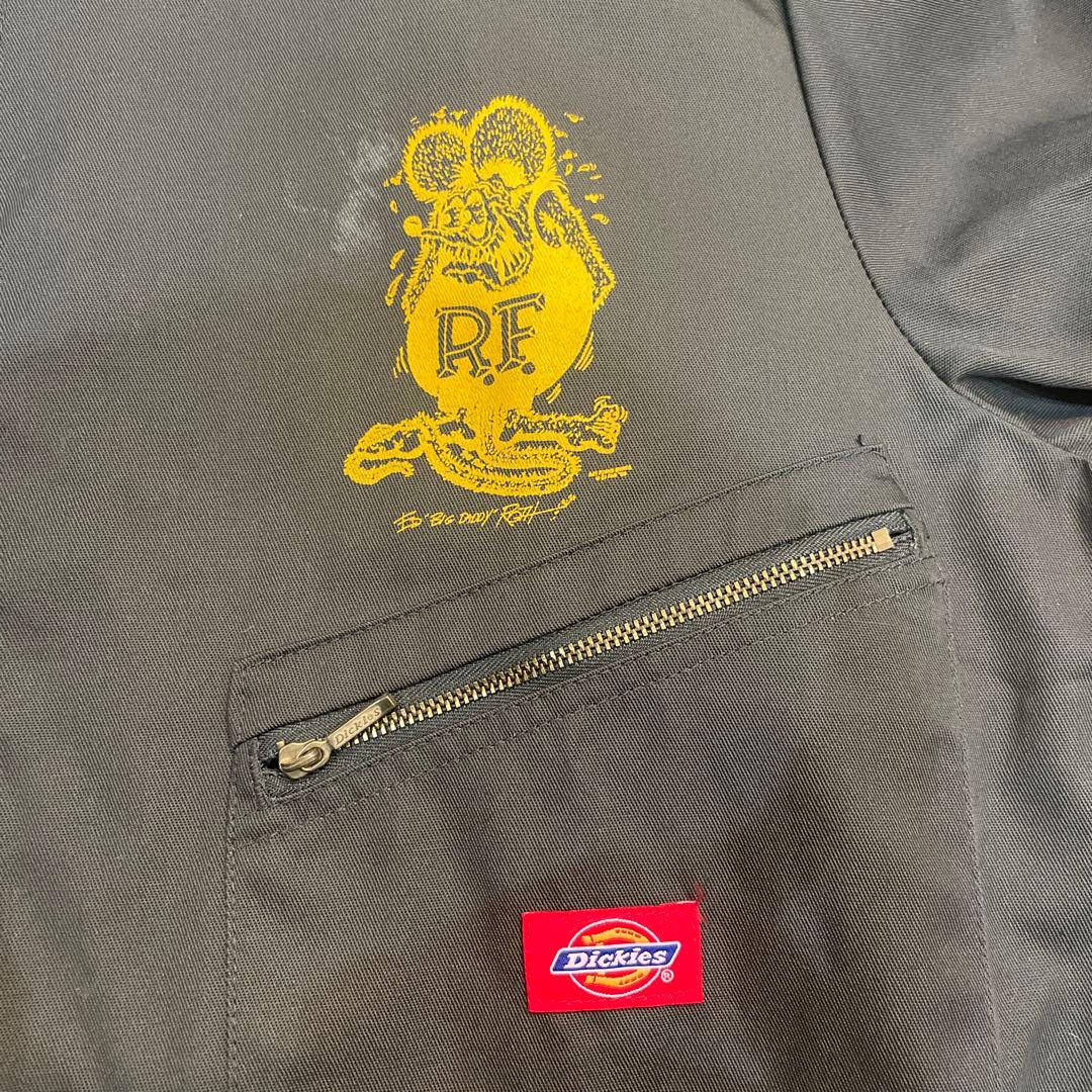 Dickies Rat Fink カバーオール・つなぎ ダークグリーン