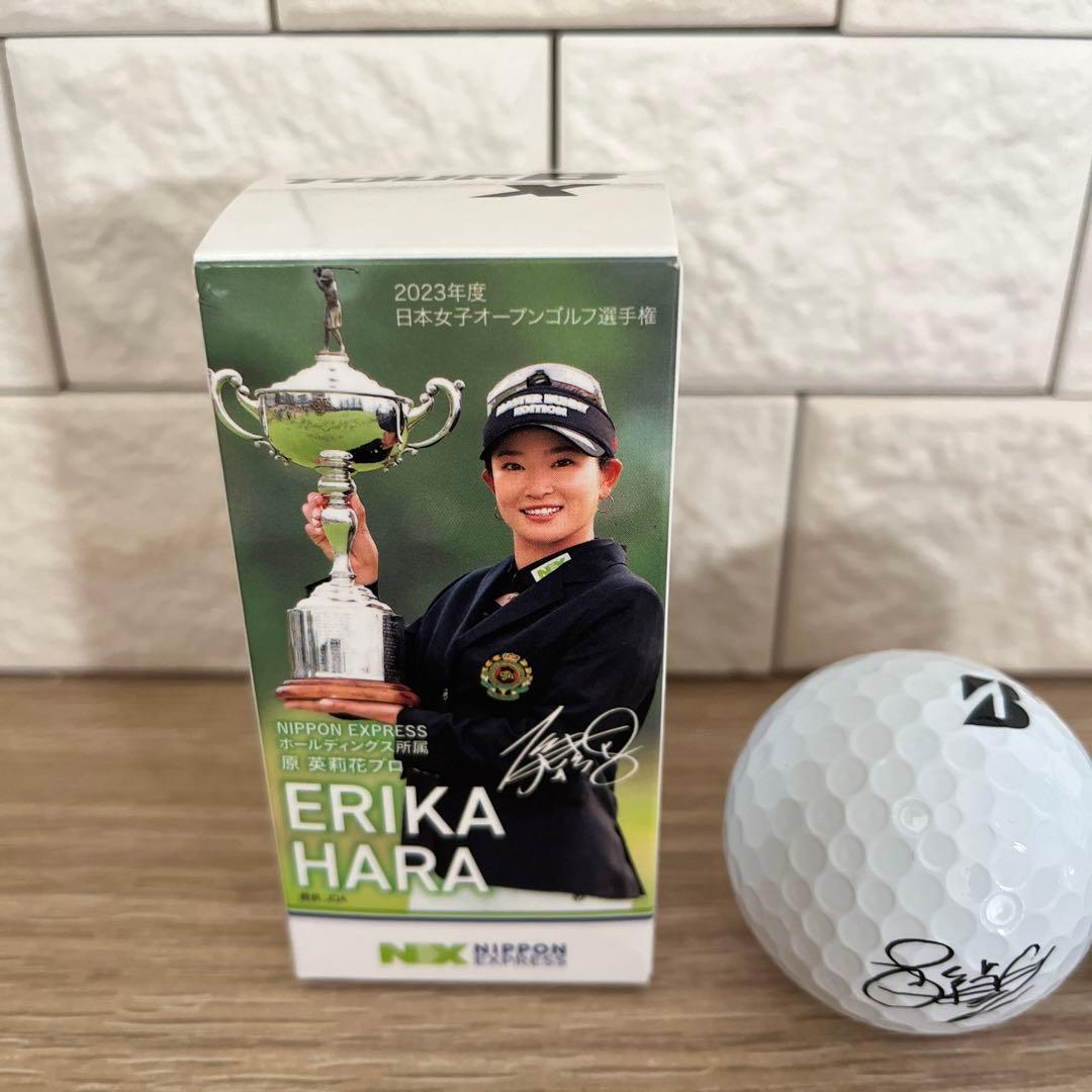 ゴルフボール 原英莉花サイン サインボール 女子プロ 原英莉花選手 実使用