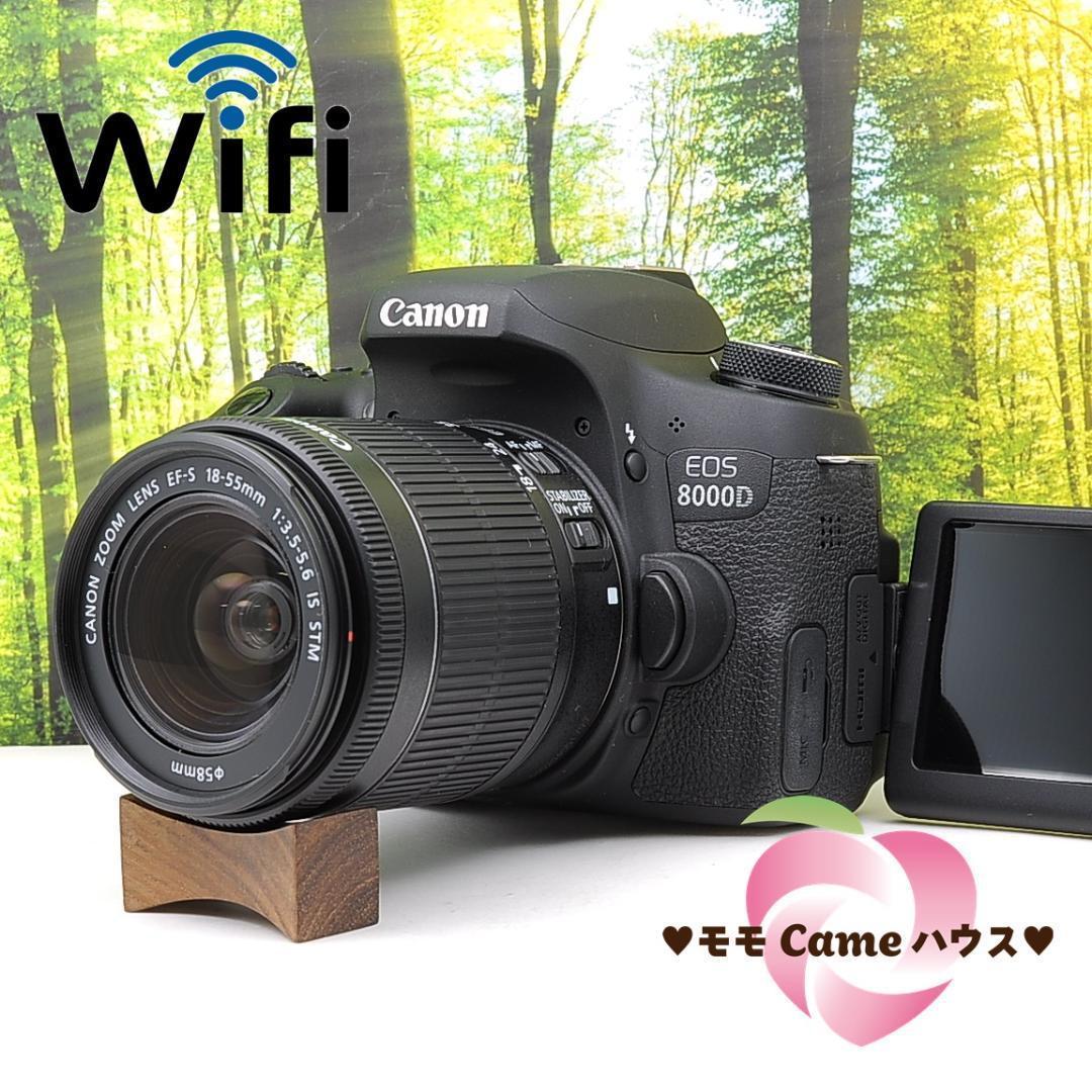美品⭐️Canon EOS 8000D 超望遠ダブルレンズ⭐️Wi-Fi接続⭐️ ☘️