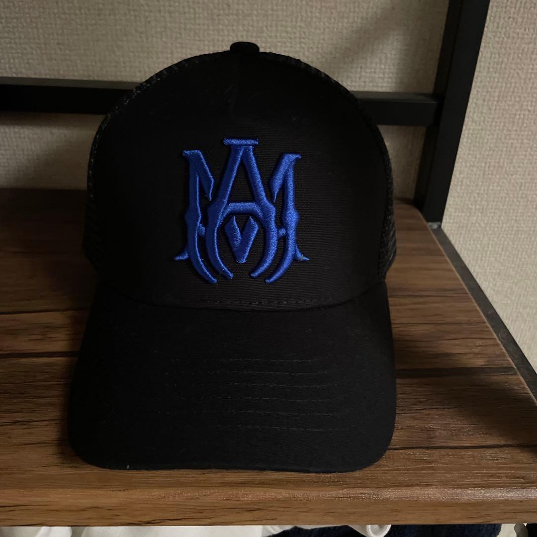 AMIRI メッシュキャップ 黒・青 - メルカリ