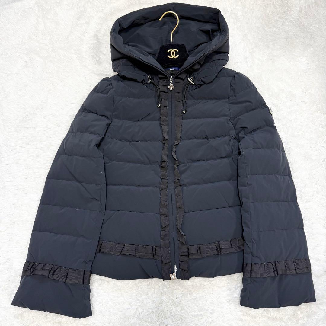 美品✨】エムズグレイシー ダウン コート フリル 40 ダブルジップ