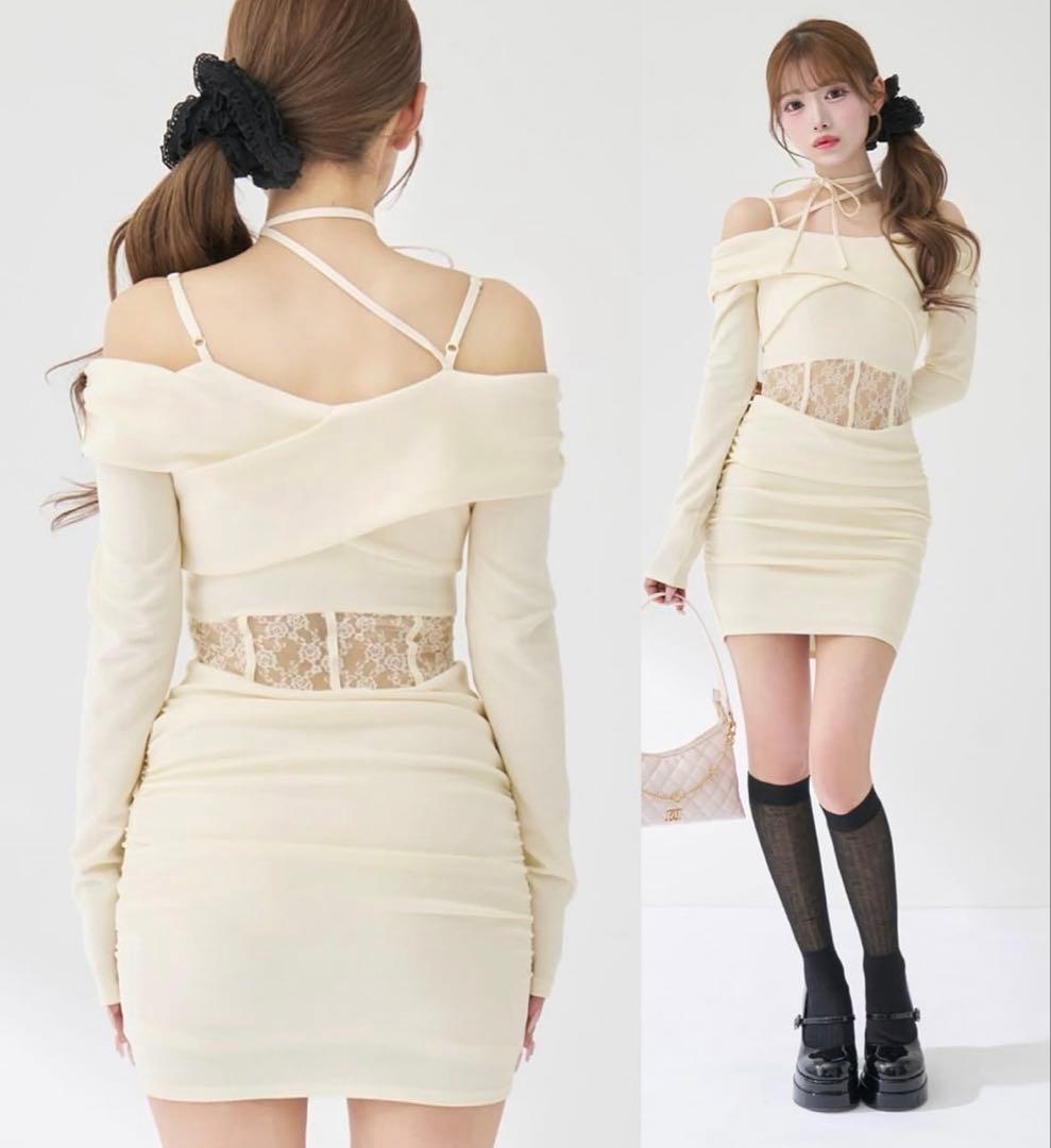 darich コルセットレースカットミニワンピース - メルカリ