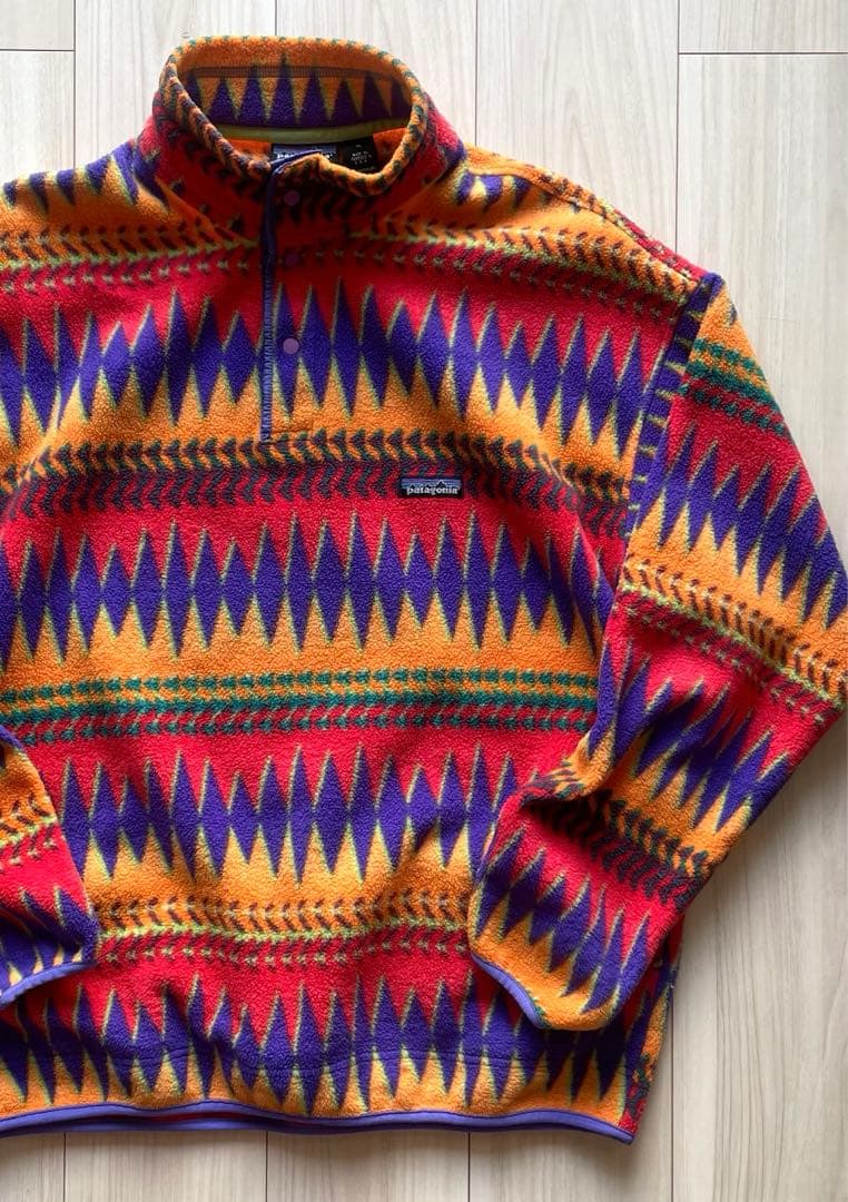 レアカラー！極上XL！90s パタゴニア シンチラスナップT ミネハハ USA