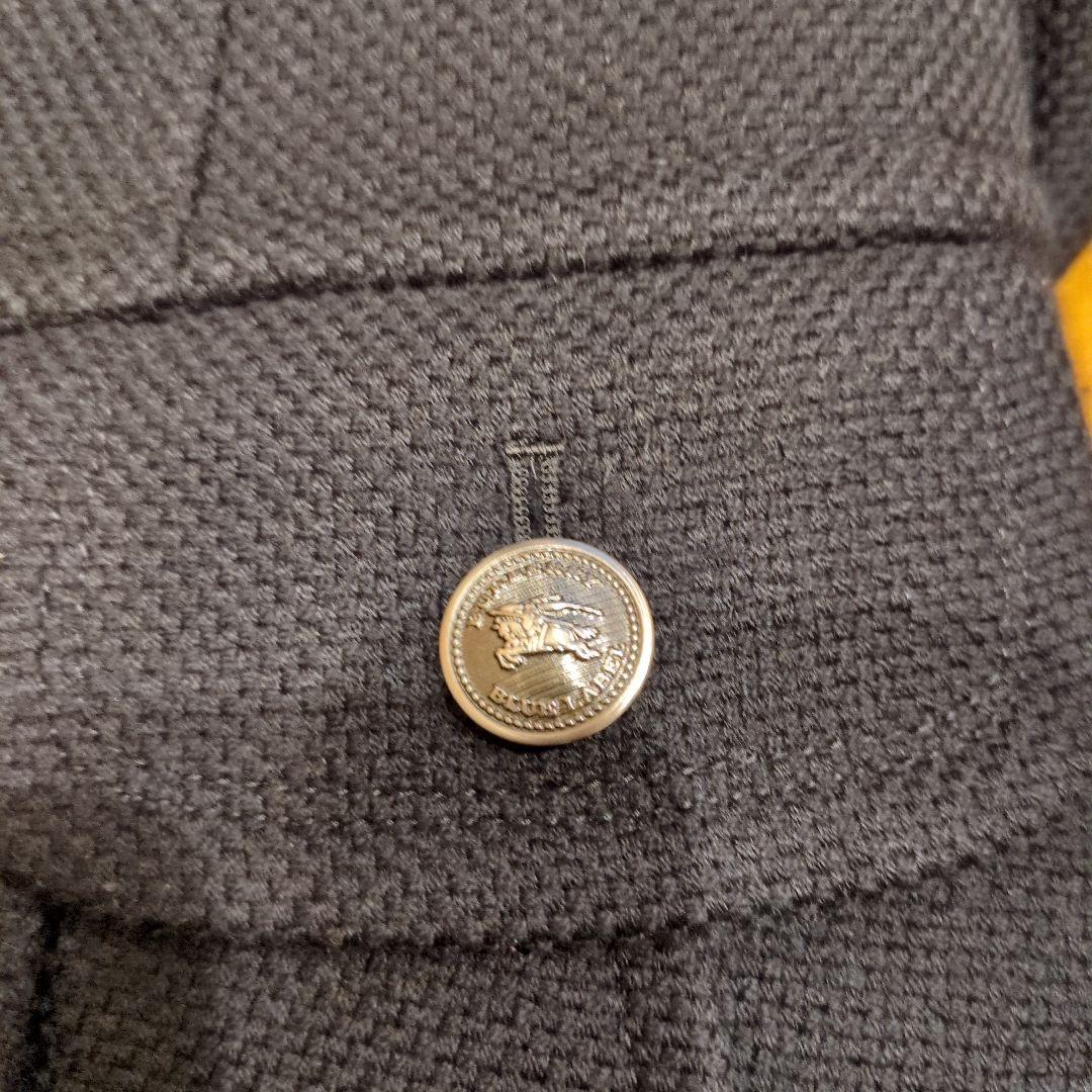 希少 バーバリーブルーレーベル ピーコート ナポレオン ジャケット 黒