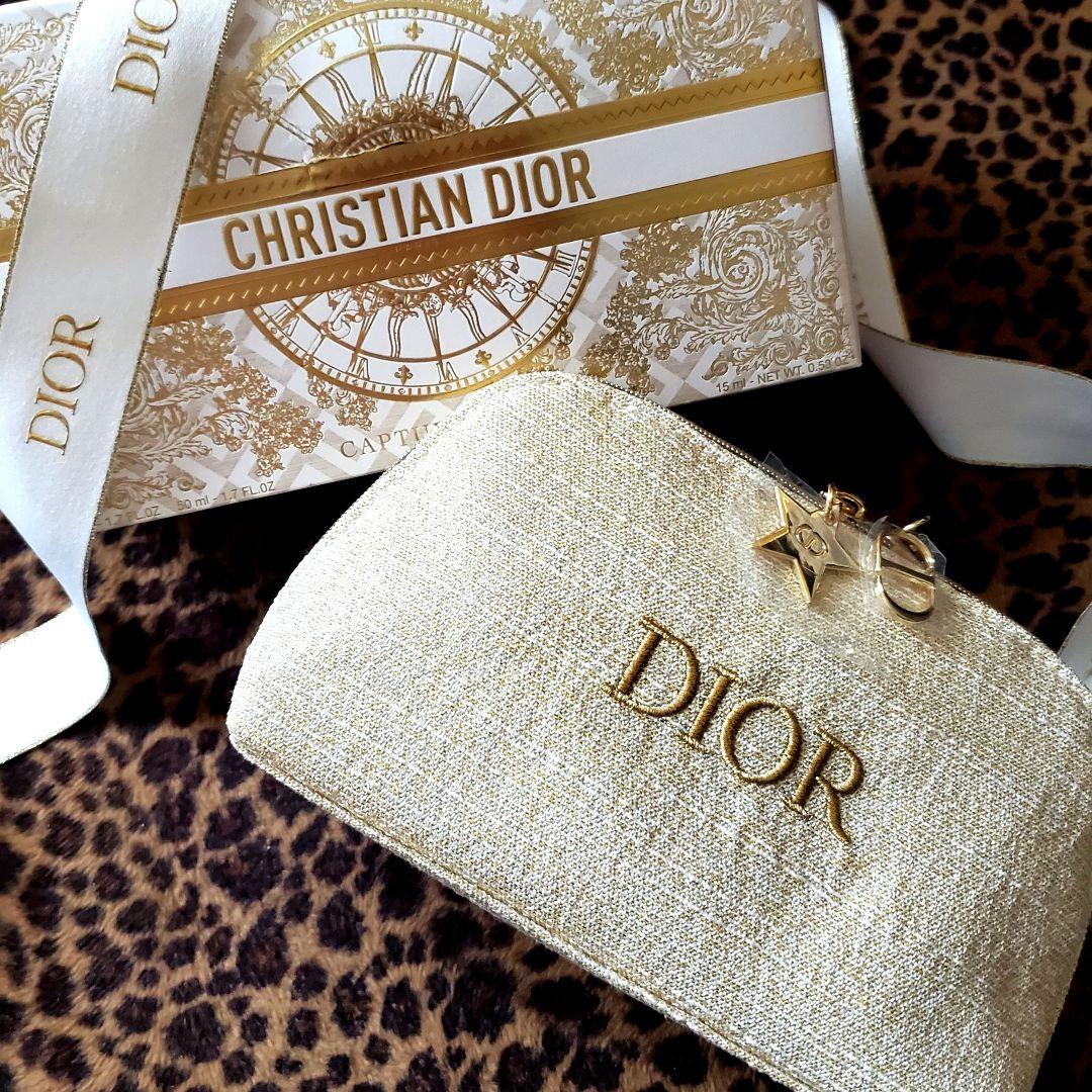 2024 dior ディオール ホリデー クリスマスコフレ ノベルティ ポーチ