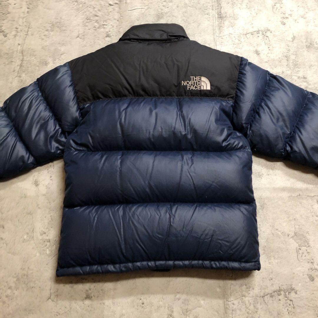 ザノースフェイス ダウンジャケット ネイビー メンズXS 700フィル