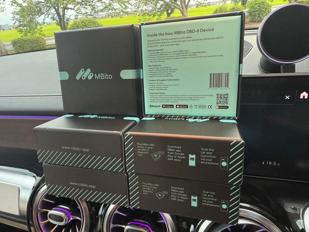 y*4様 MBito OBD-II【新品未使用品】診断機 メルセデスベンツ コー