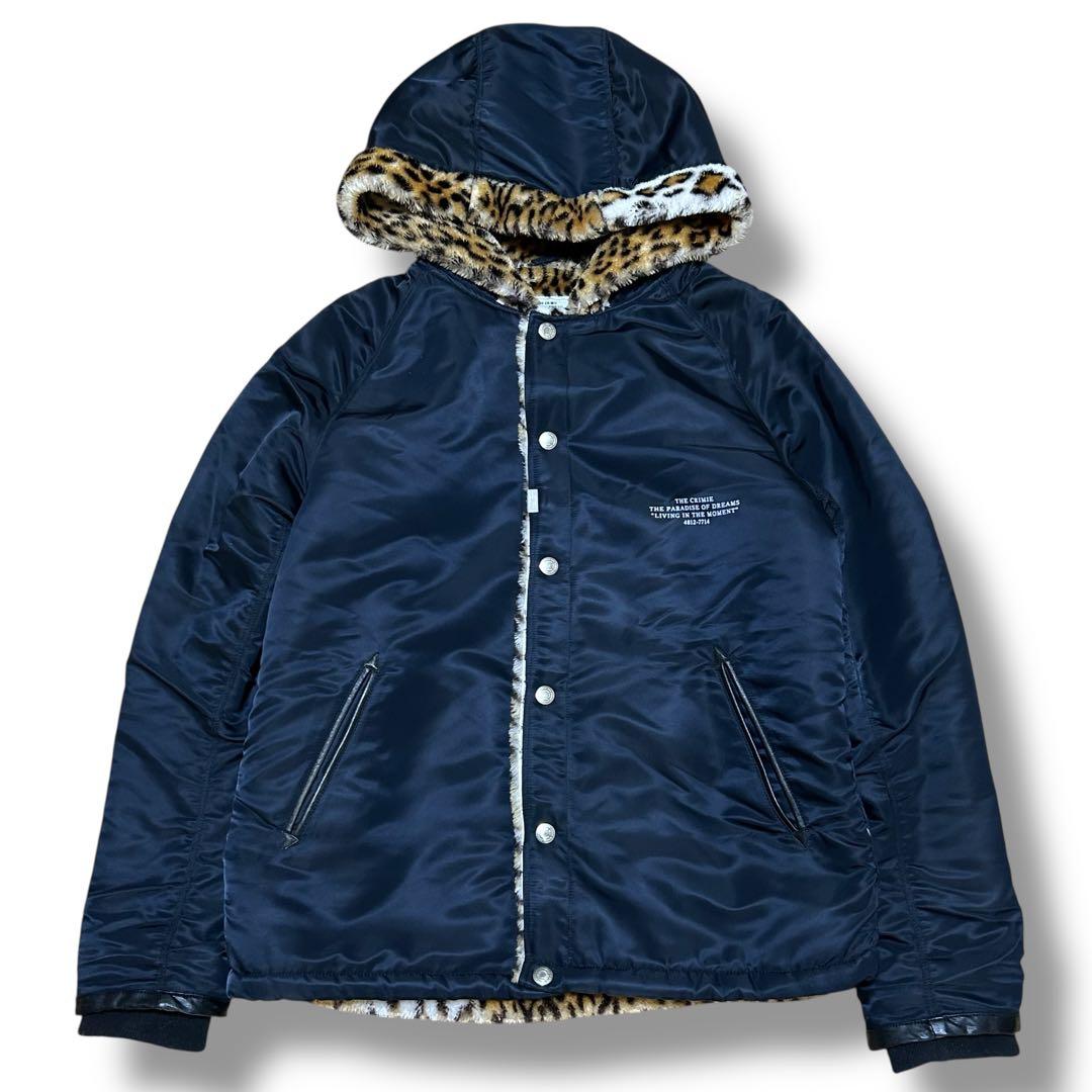 \"RUDEの名作\" CRIMIE LEOPARD BOA HOOD JACKET RUDEの名作 CRIMIE LEOPARD BOA HOOD JACKET