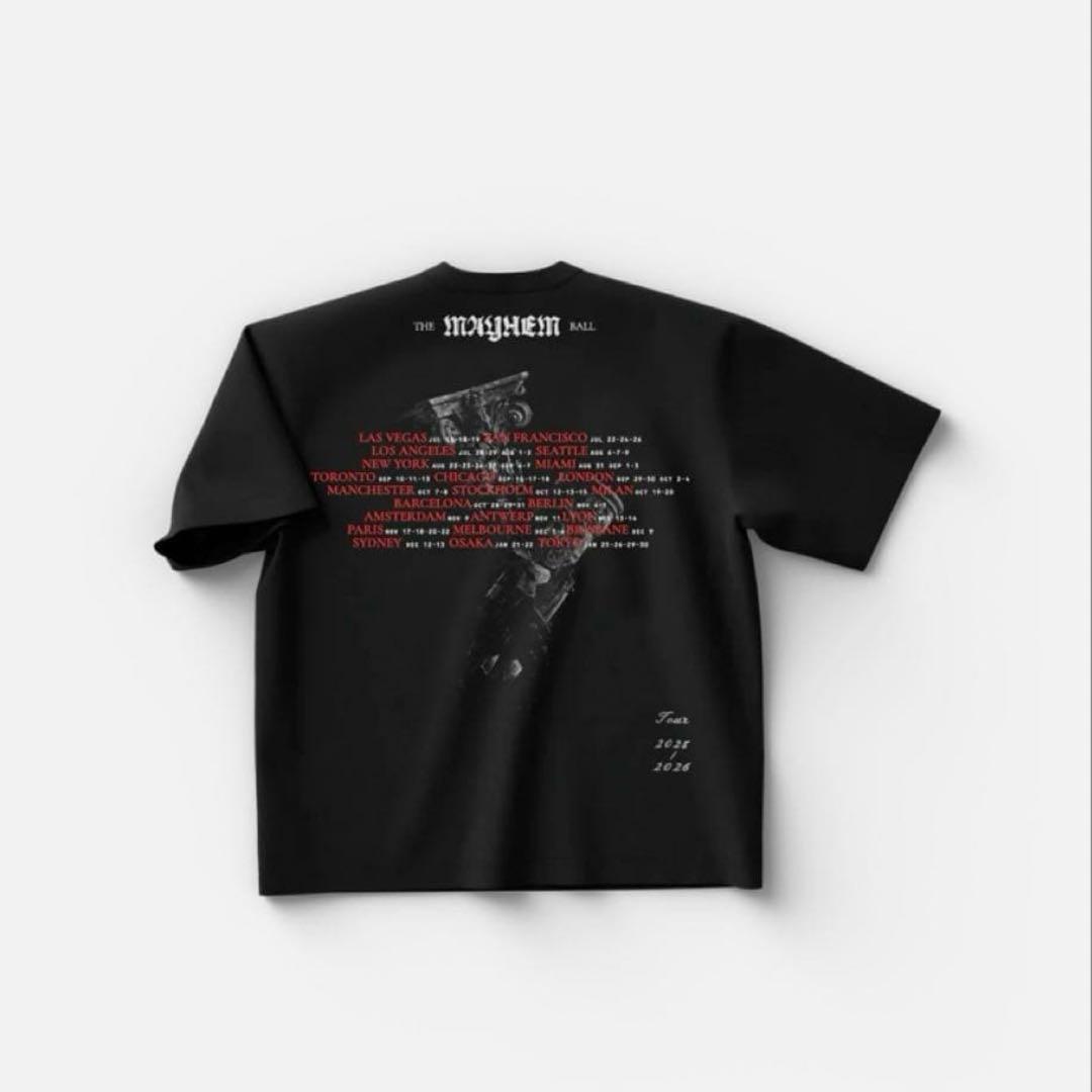 レディ・ガガ ENGLISH DATE BACK SS TEE 8番 Mサイズ - メルカリ