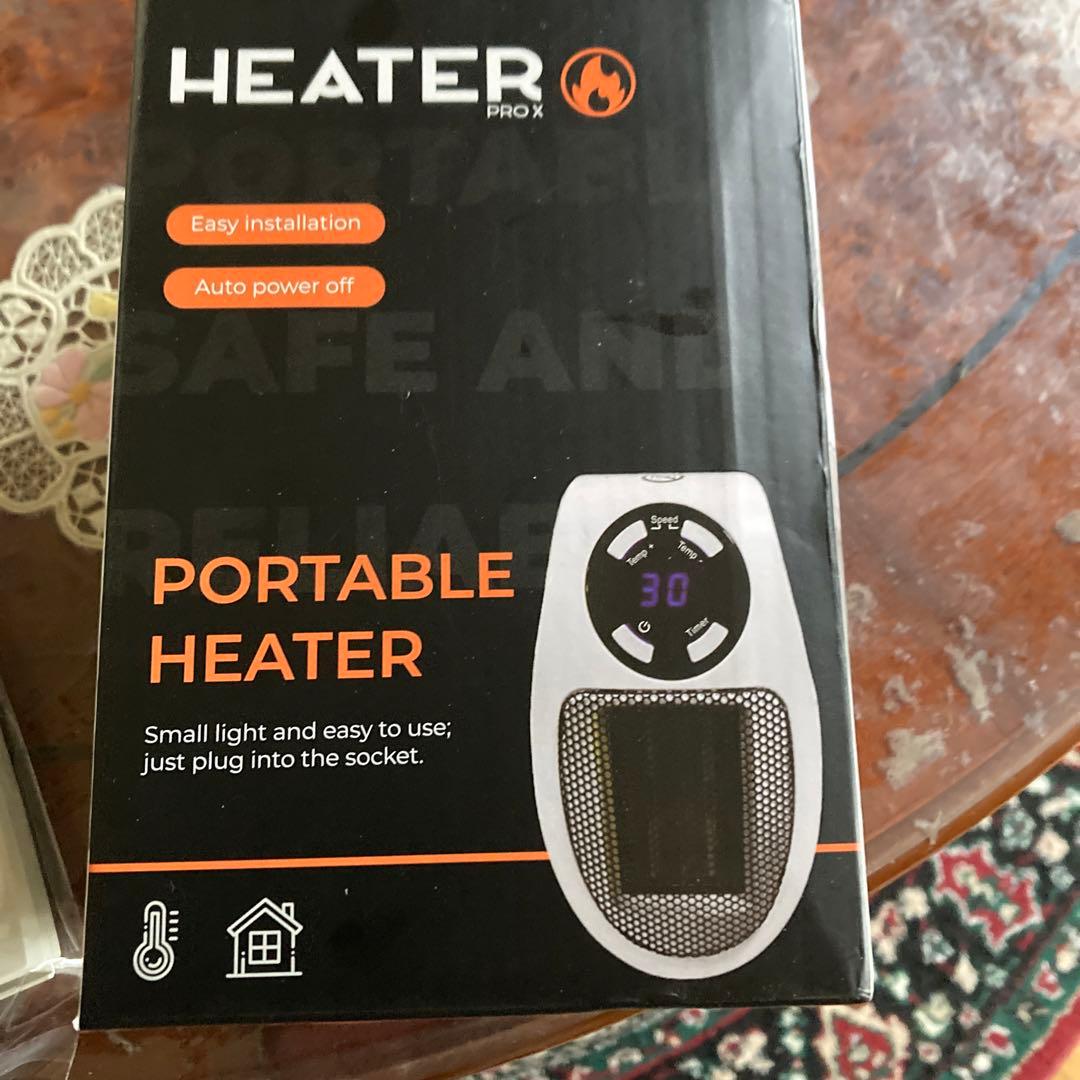 新春お値下げ☆ポータブルヒーター2点 Amazon | 【2025冬モデル】 セラミックヒーター 小型 電気ファン