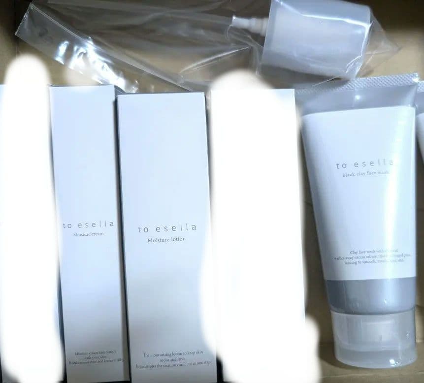 to esella クリーム・ローション ・ブラッククレイウォッシュセット×2 to esella クリーム・ローション ・ブラッククレイウォッシュセット×2