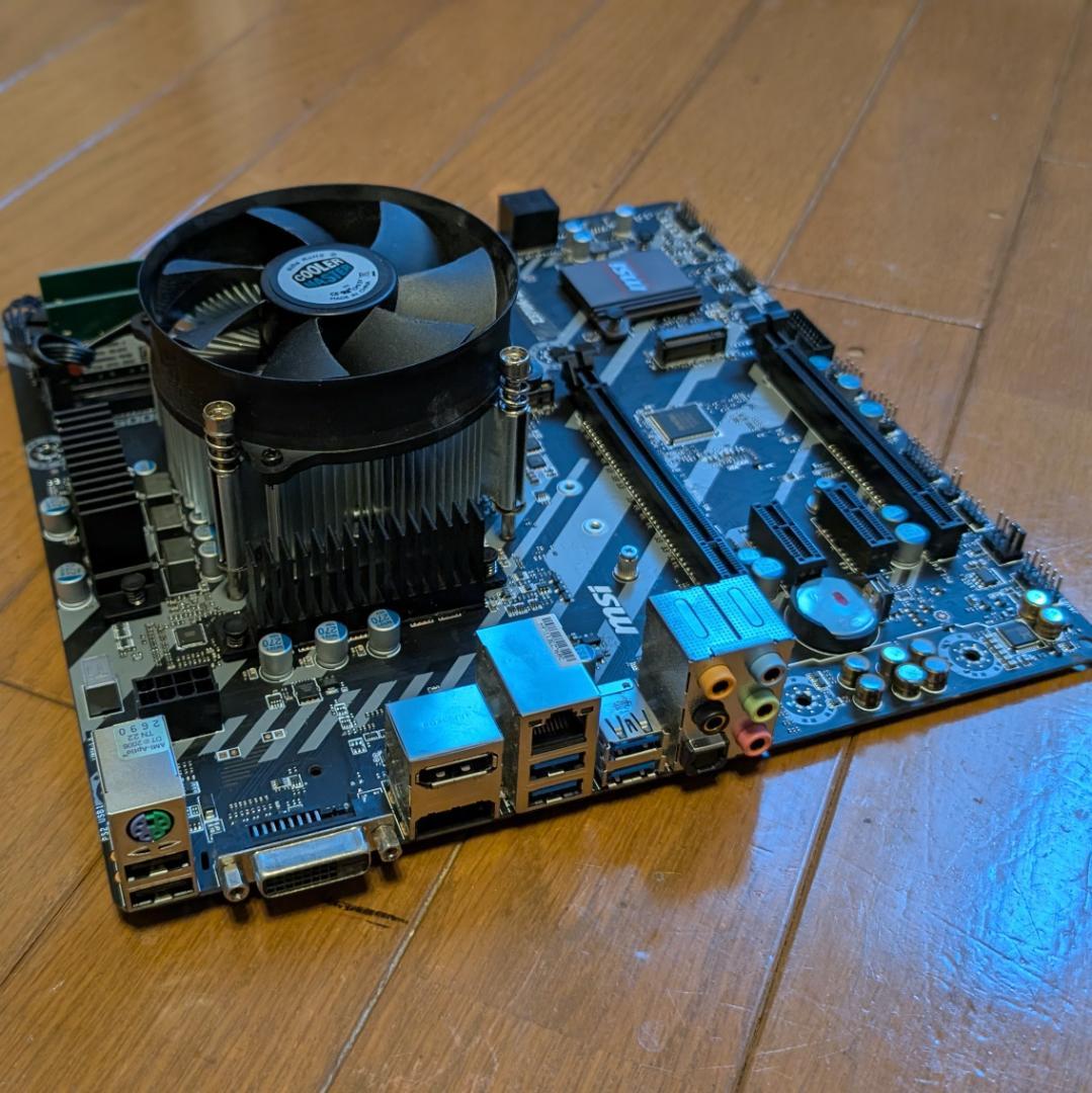 MSI Z370M-S01 マザー+Core i7-8700+16GBメモリ