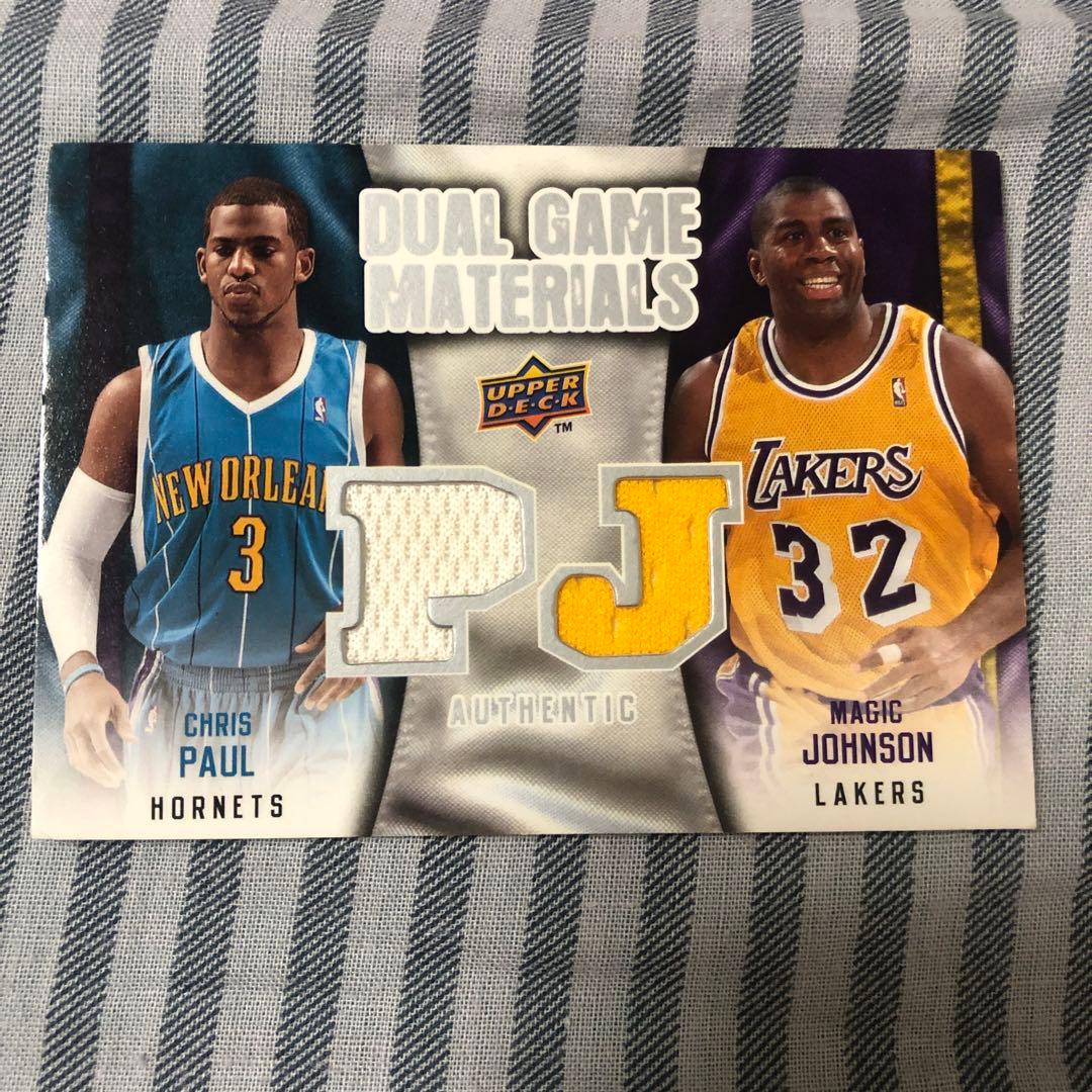スポーツ選手 NBA JERSEY CARD CHRIS PAUL MAGIC JOHNSON Chris Paul NBA 原始亲笔签名球衣| eBay