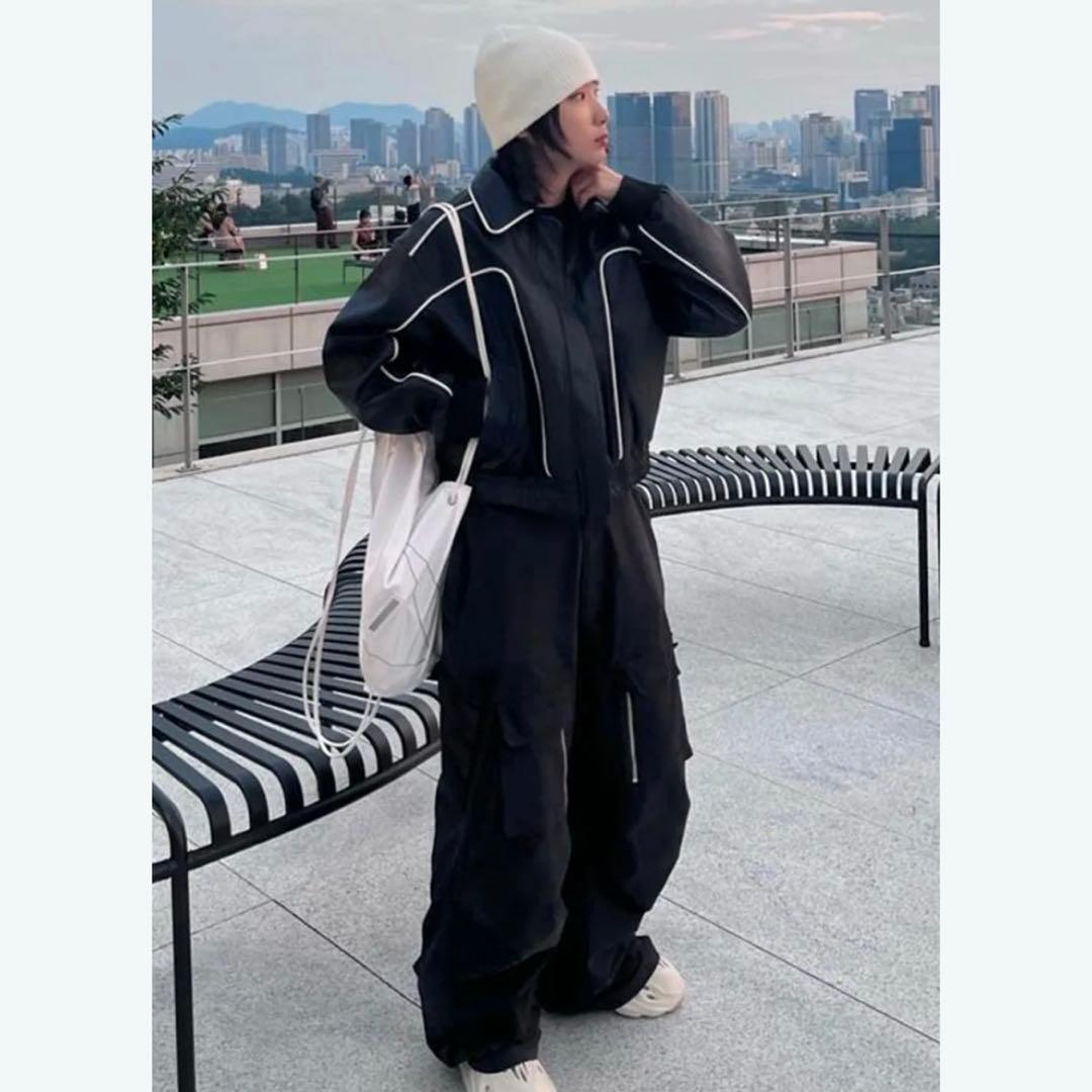 再販なし】ORO Buffing leather piping blouson