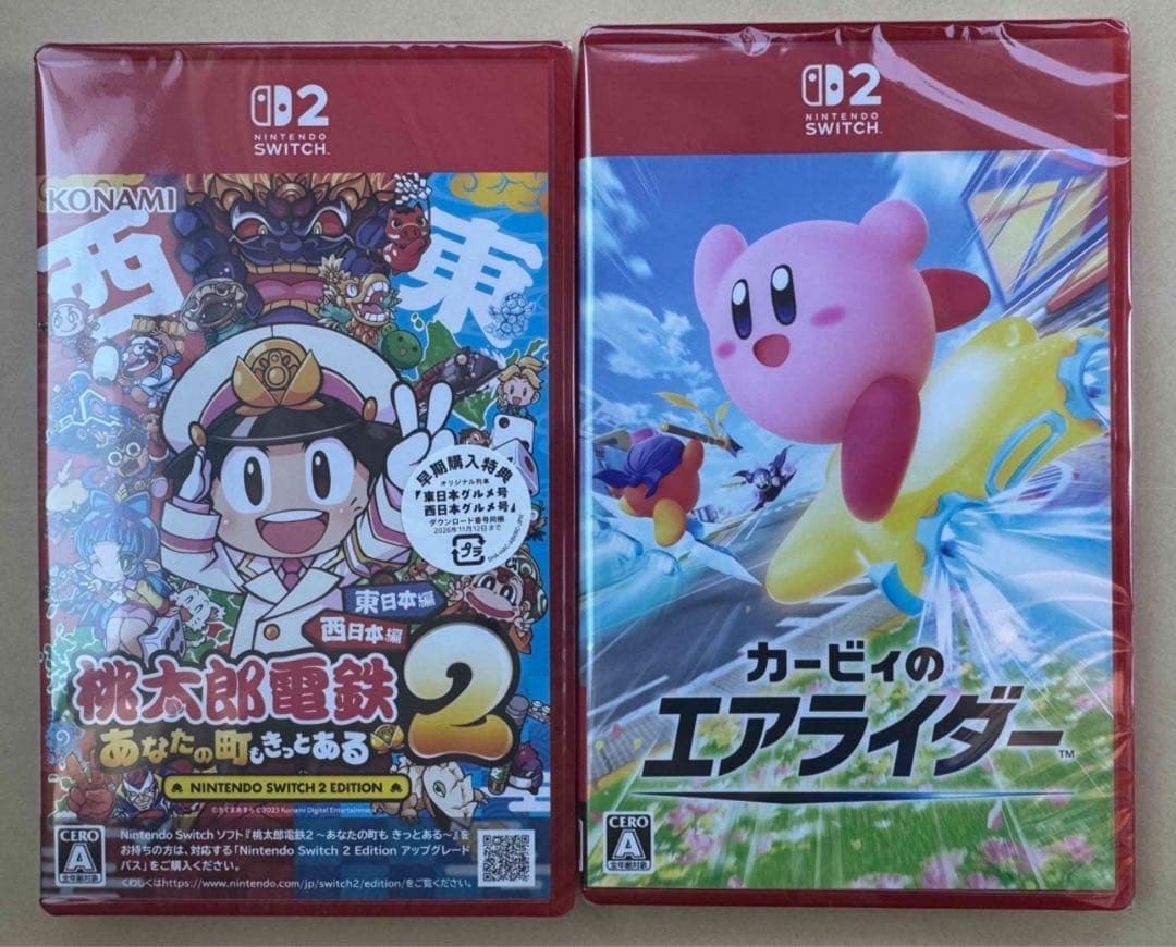 桃太郎電鉄2 & カービィのエアライダー カービィのエアライダー 桃太郎電鉄2 Nintendo switch2 - メルカリ