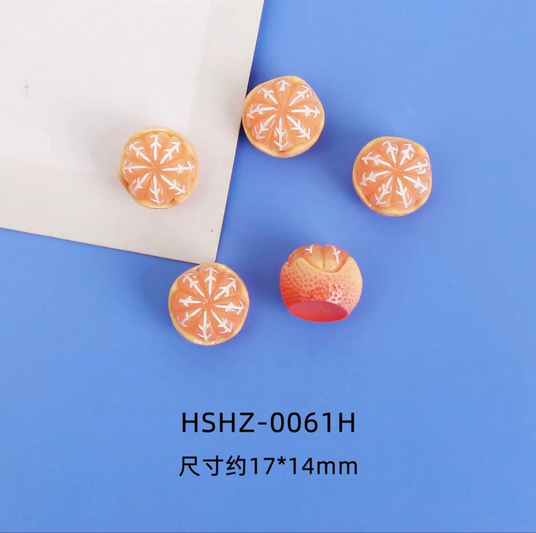 No.1597 選べるみかん ミニチュア デコパーツ