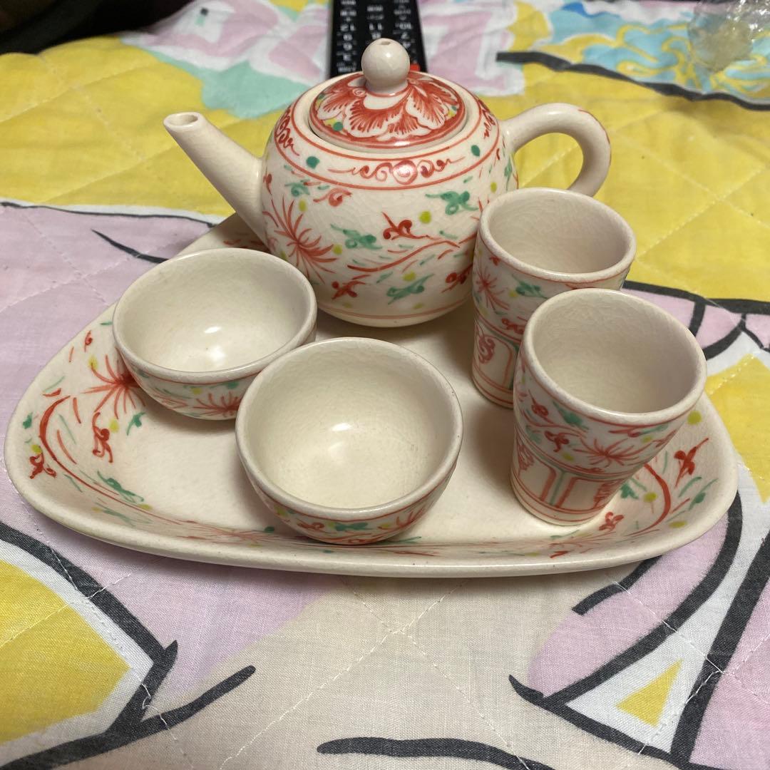 バッチャン焼 ベトナム 茶器 ミニセット アンティーク - メルカリ