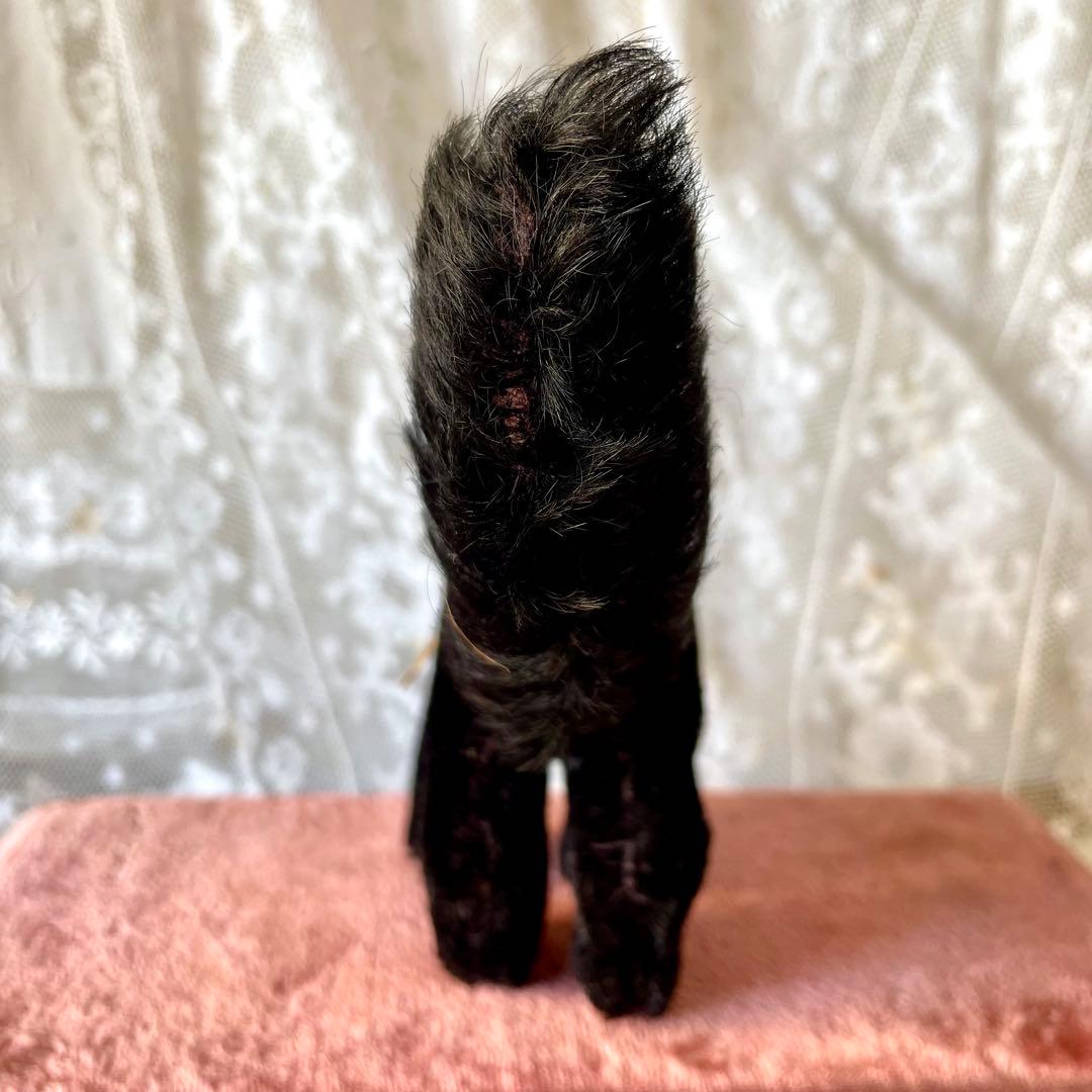 ハーマン黒猫ぬいぐるみ ドイツヴィンテージHERMANN 検フランス