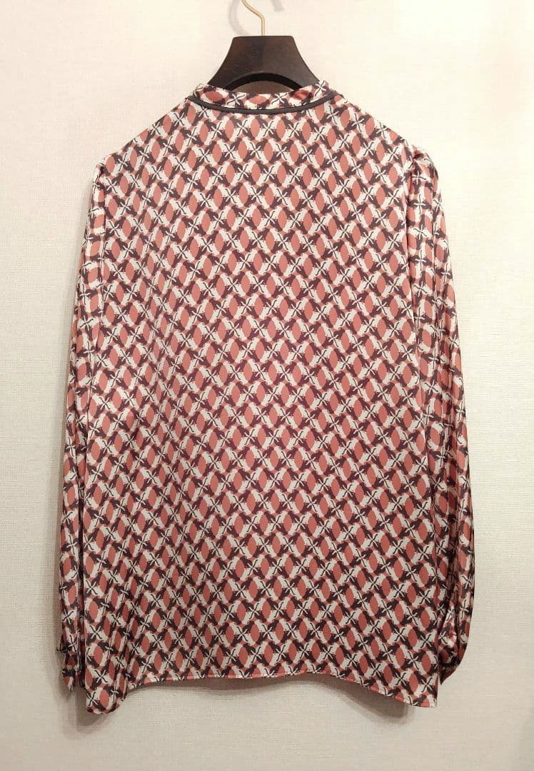 ANAYI アナイ キャットプリントパフスリーブ ブラウス ピンク系 38