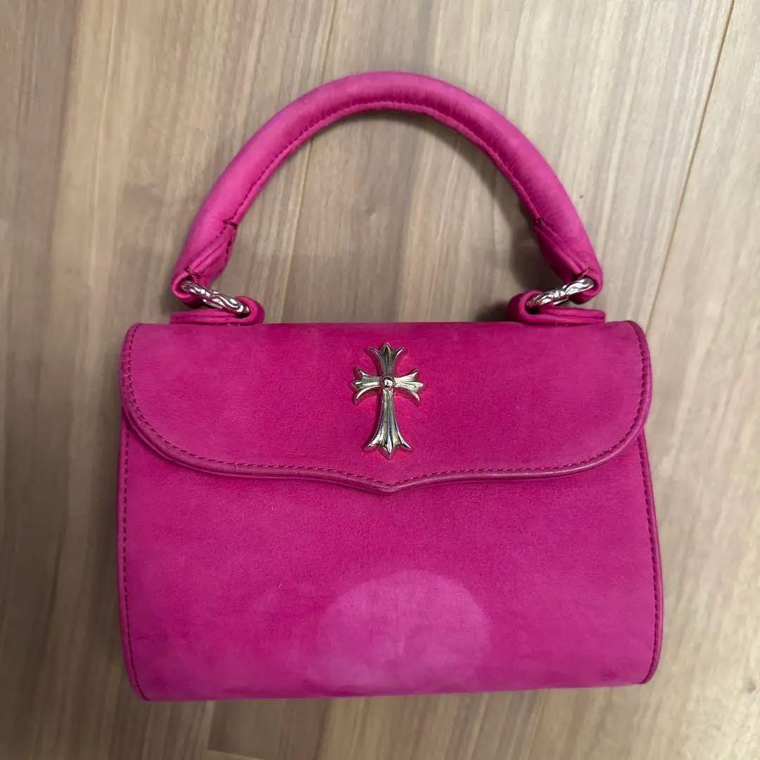 限定値下げ】CHROME HEARTSクロムハーツ ショルダーバッグ ピンク
