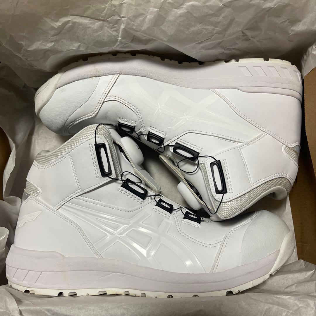 ASICS BOAシステム安全靴 ホワイト　CP304 Lykke + work boutique / 【ASICS】アシックス ウィンジョブ CP304 BOA