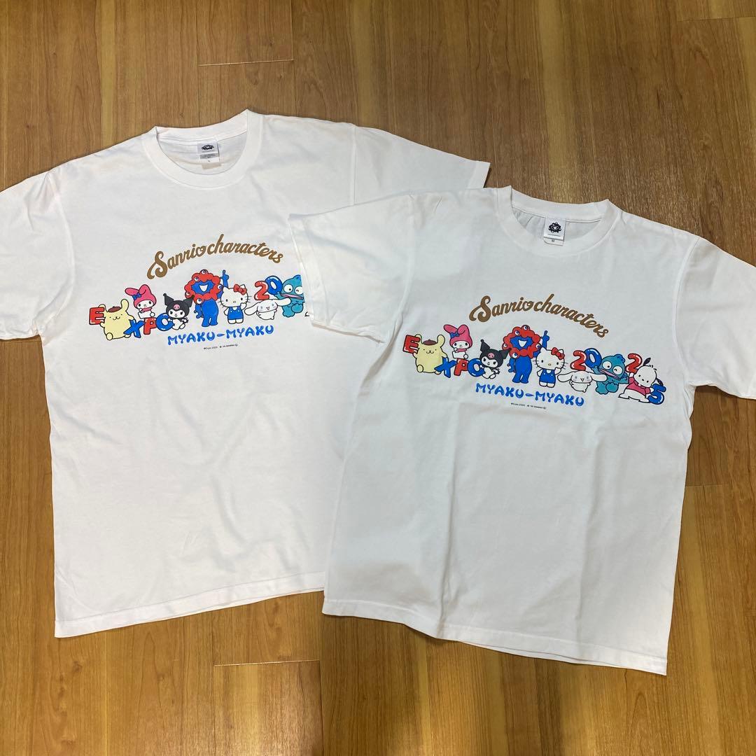 サンリオ Tシャツ 2025 万博 ミャクミャク M とLサイズセット - メルカリ