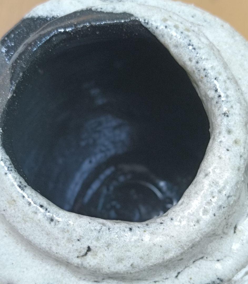 人間国宝 清水卯一作 蓬莱掛分白流花入 最上位作 花入 - メルカリ