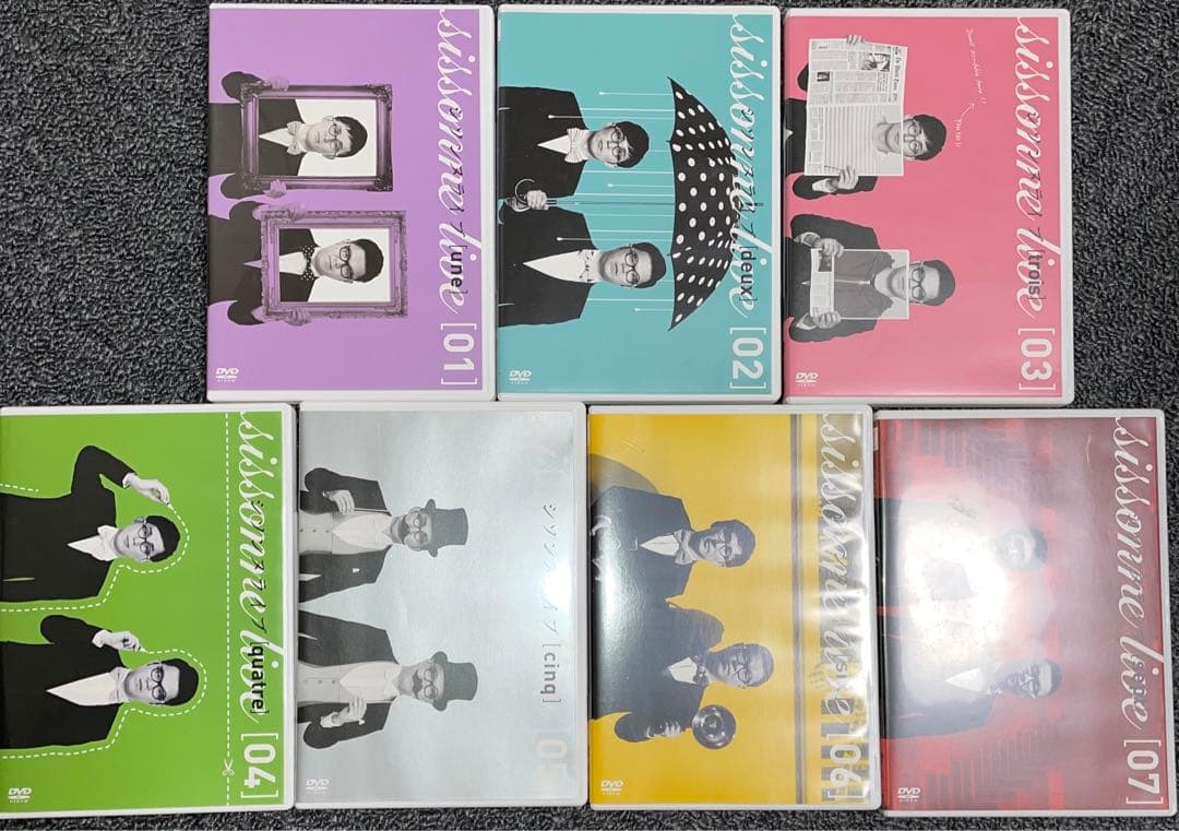 シソンヌ DVD 1〜7シソンヌ ライブdvd 1～7セット シソンヌ ライブdvd 1～7