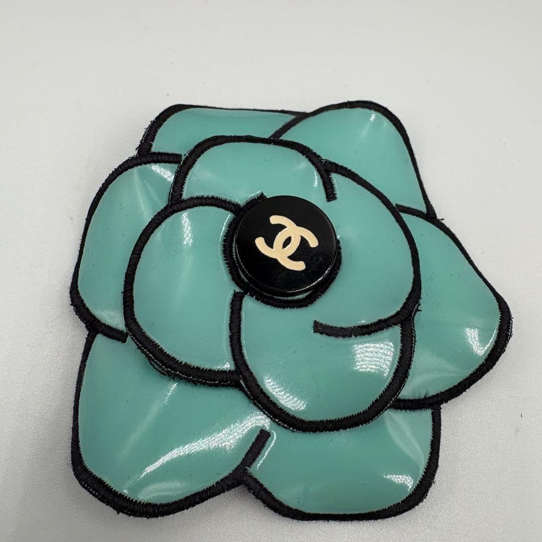 CHANEL ヴィンテージ カメリア ココマーク ブローチ レア 希少 箱付き