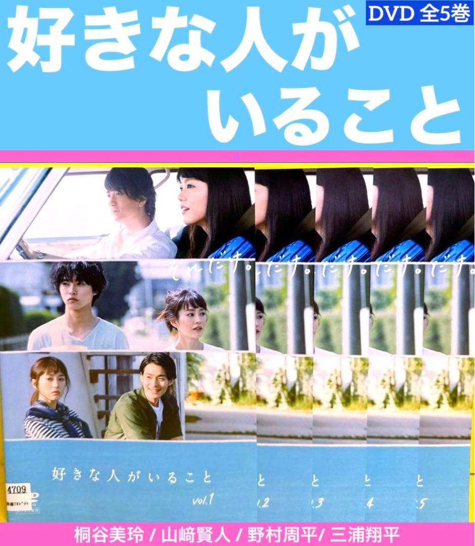 好きな人がいること DVD 全5巻 桐谷美玲 / 山﨑賢人 /野村周平/三浦