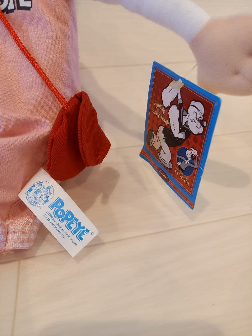 レトロ ポパイ オリーブ ぬいぐるみ 新品 タグ付き 2000年 セット売り
