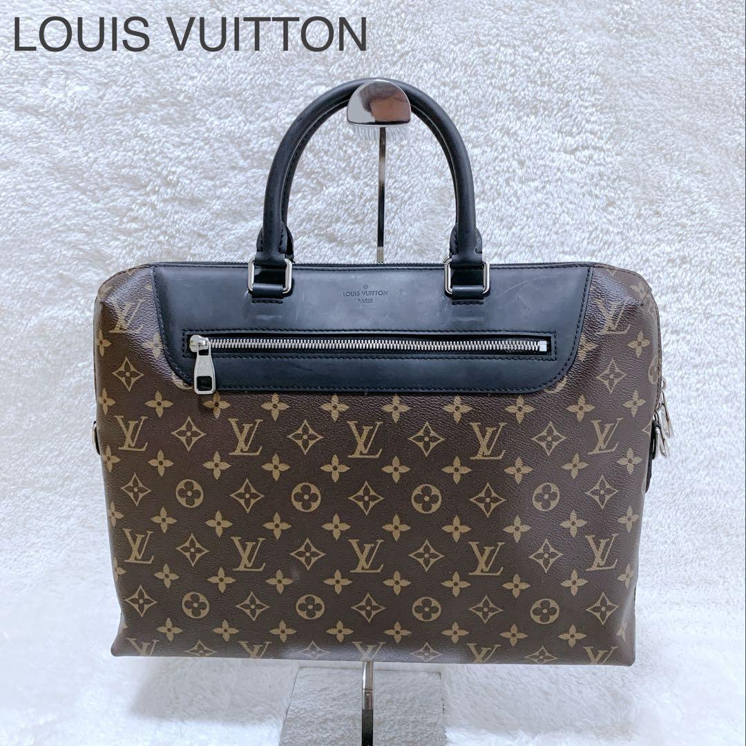 極美品 ♪ ルイヴィトン モノグラム マカサー ポルトドキュマン ジュール A4 LOUIS VUITTON（ルイ・ヴィトン） 美品 モノグラム マカサー ポルト