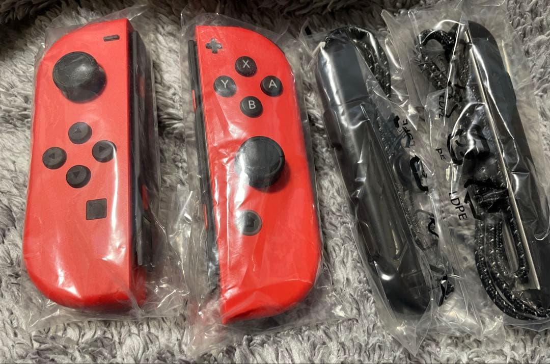 新品未使用☆Nintendo Switch ジョイコン マリオレッド ほぼ新品』 Joy-Con(L) Joy-Con(R) 左側 右側 限定カラー マリオレッド