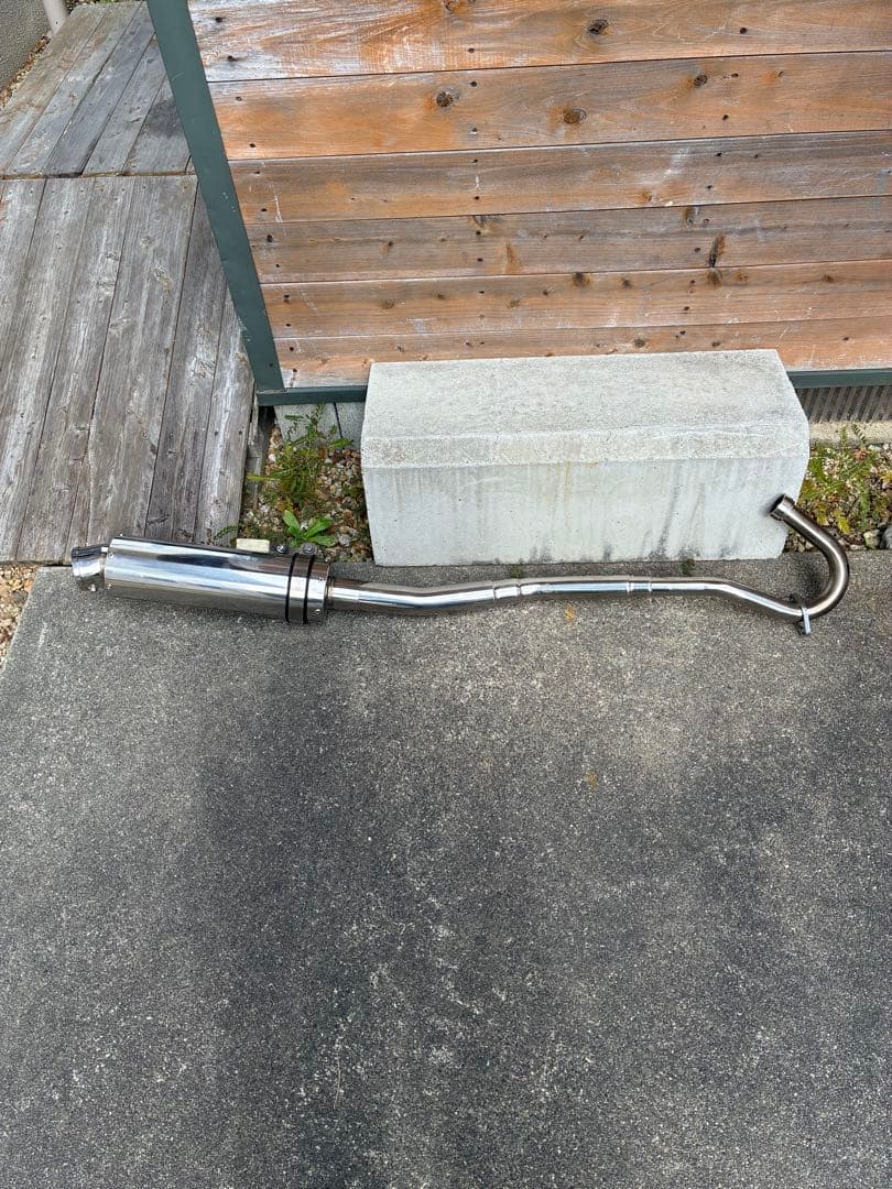 エイプ・モタード　アップマフラー ホンダ エイプ用チタンルック カスタムマフラー エイプ50 100 AC16