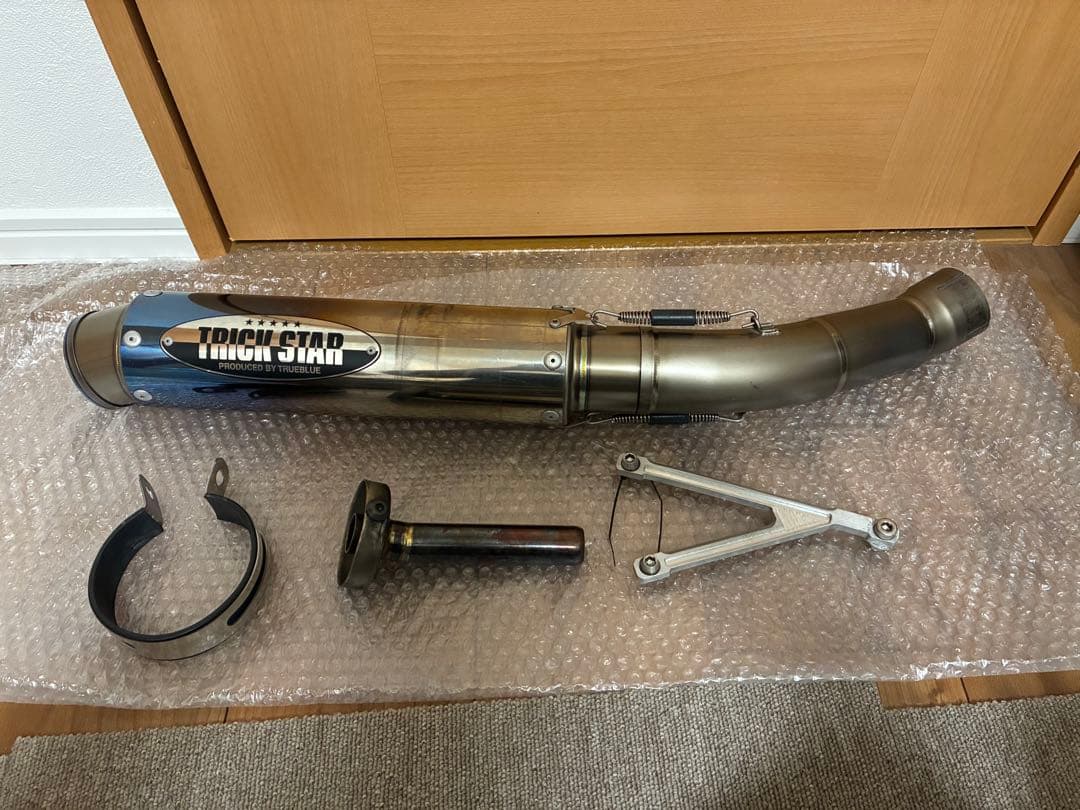 トリックスター　zx-10r スリップオン　マフラー　チタン トリックスター│スリップオン リンクパイプ チタン│ZX-10R(2016-2020