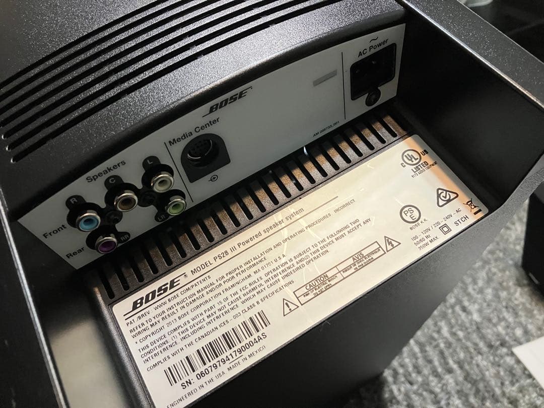 スピーカー・ウーファー BOSE 5.1ch LIFESTYLE