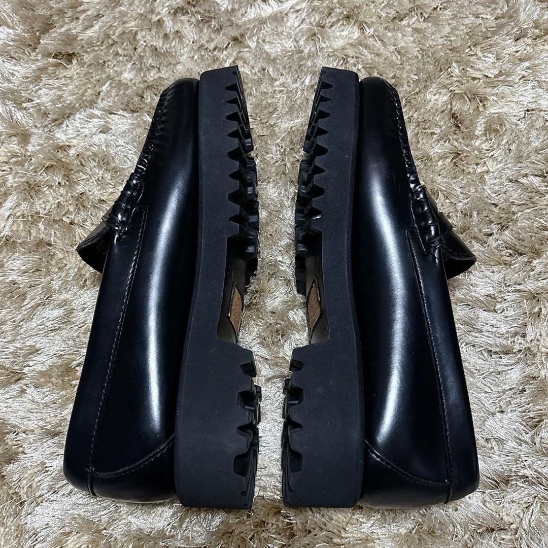 ロネ　G.H.BASS WEEJUNS ローファー 厚底 black