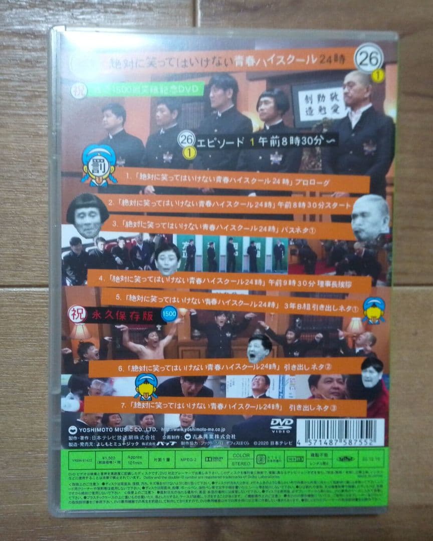 絶対に笑ってはいけない青春ハイスクール24時 エピソード(1)午前8:30